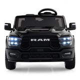 Costway 24V Licensed RAM Kids Ride-On Truck Toy with Remote Control