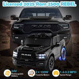 Costway 24V Licensed RAM Kids Ride-On Truck Toy with Remote Control