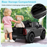 Costway 24V Licensed RAM Kids Ride-On Truck Toy with Remote Control