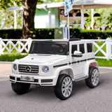 Aosom 12V Kids Ride-On Car Toy with Remote Control White