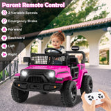 Costway 12V Kids Ride-On Truck Toy with Remote Control