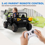 Aosom 12V Kids Ride-On Truck Toy with Remote Control