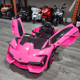Lamborghini Style NEL-603 Kids 12V Electric Ride on Car Pink
