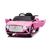 Bentley Style NEL-6688 Kids 12V Electric Ride on Car Pink