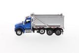 Camion benne Kenworth T880 SF OX Stampede 1/50 - Cabine bleue métallisée + benne basculante argentée, 71078