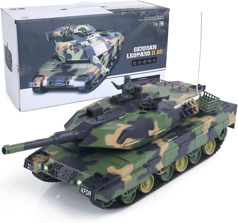 Heng Long® 1/24 RC Tank Leopard 2 A5 – BB Shooting, Infrared