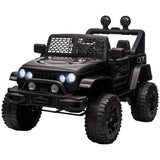 Aosom 12V Kids Ride-On Car Toy with Remote Control Black