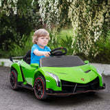 Aosom 12V Electric Lamborghini  Ride on Car Kids Ride-on Toy for Boys and Girls with Remote Control