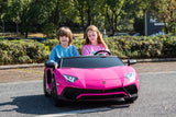 Freddo Kids Lamborghini Aventador 24V 2-Seater Ride-On Car