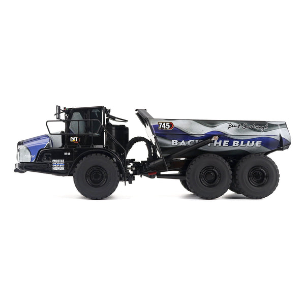 1:50 Caterpillar 745 Articulated Truck with Special Patriotic Decoration CUSTOM FOR USA Brent Scarborough & Co, 85528BSC Limited Edition