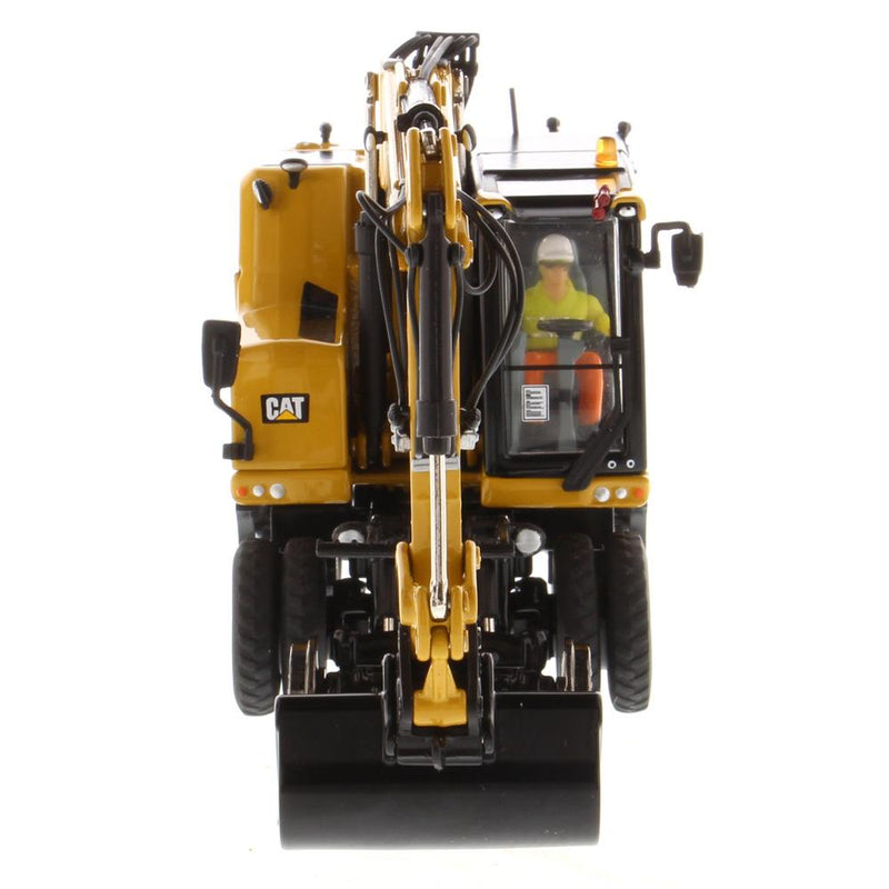 1:50 Cat® M323F Railroad Wheeled Excavator - Cat Yellow Version High Line Series, 85662