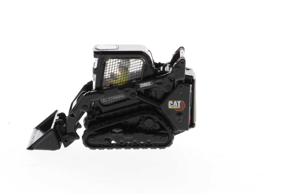 1:50 Cat® 259D3 Compact Track Loader with Attachments & Special Black Paint, High Line Series, 85677BK RETIRING SOON