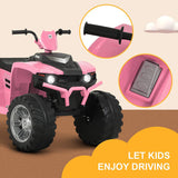 Uenjoy CH9955 Kids 12V Electric Ride on Car Pink