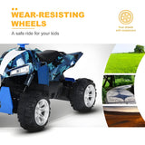Kids ATV Off-Road 4x4 Ride On Car Blue