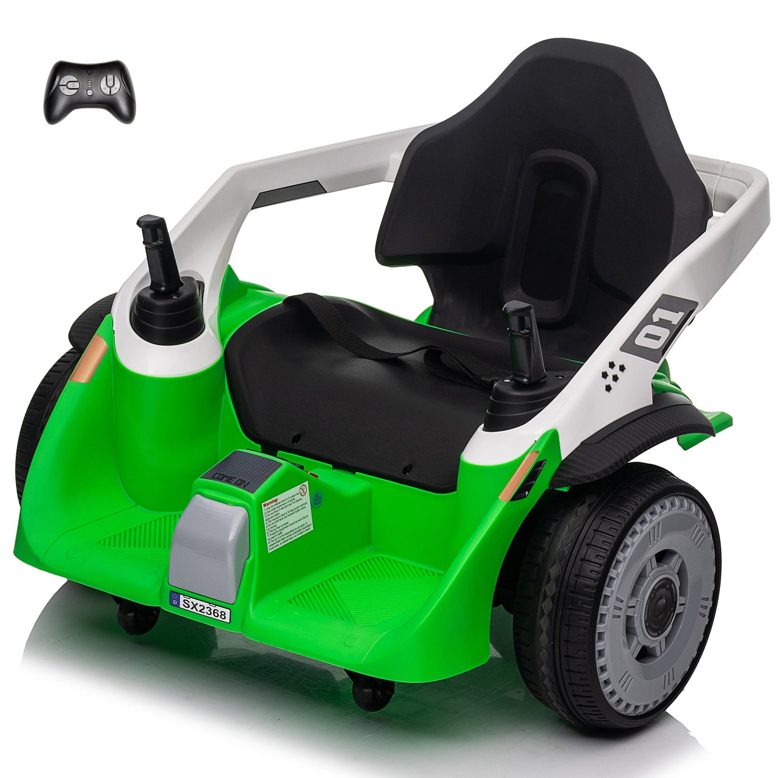Eddy 360™ 12V Spinning Joystick Kid's Electric Ride on Car, with
