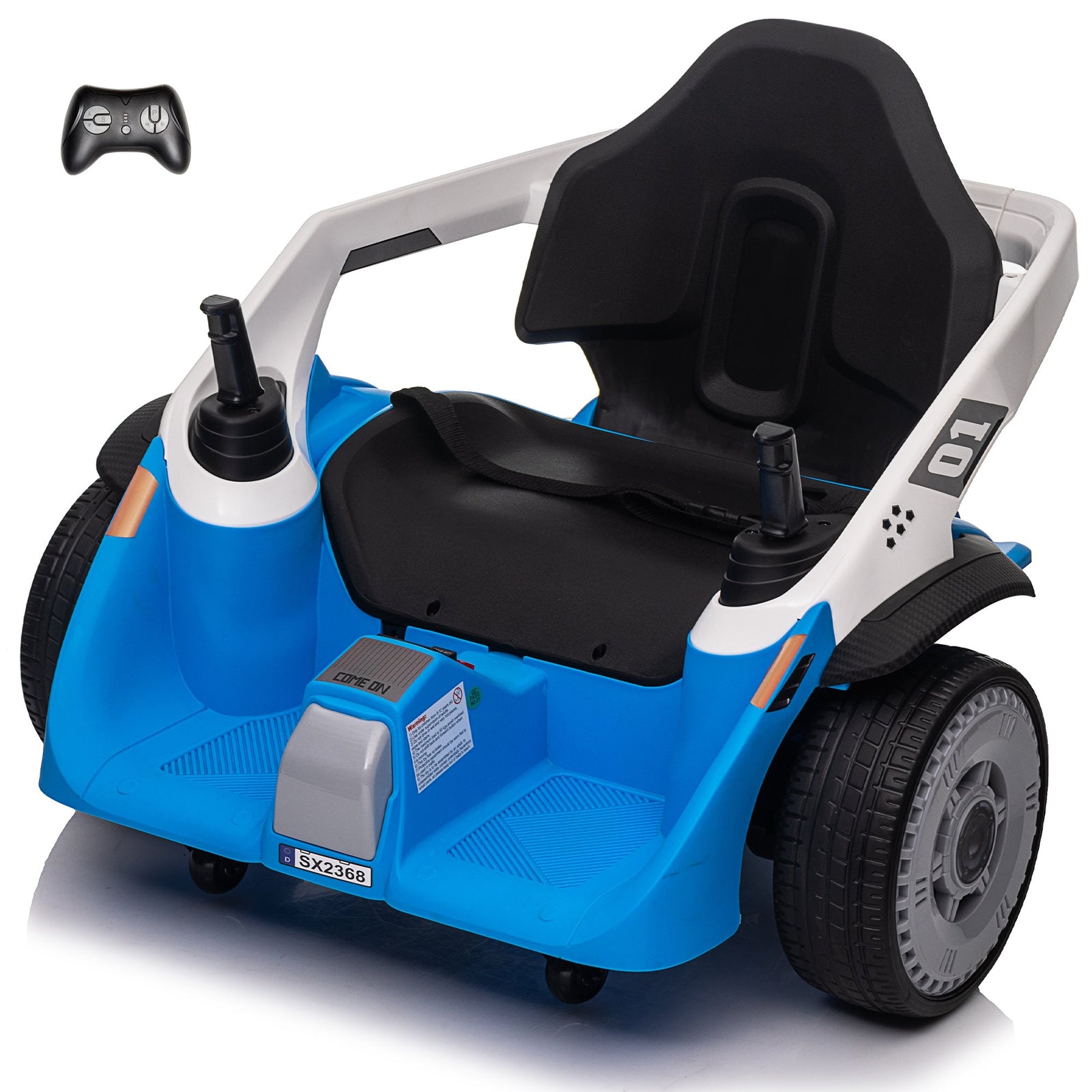 Eddy 360™ 12V Spinning Joystick Kid's Electric Ride on Car, with