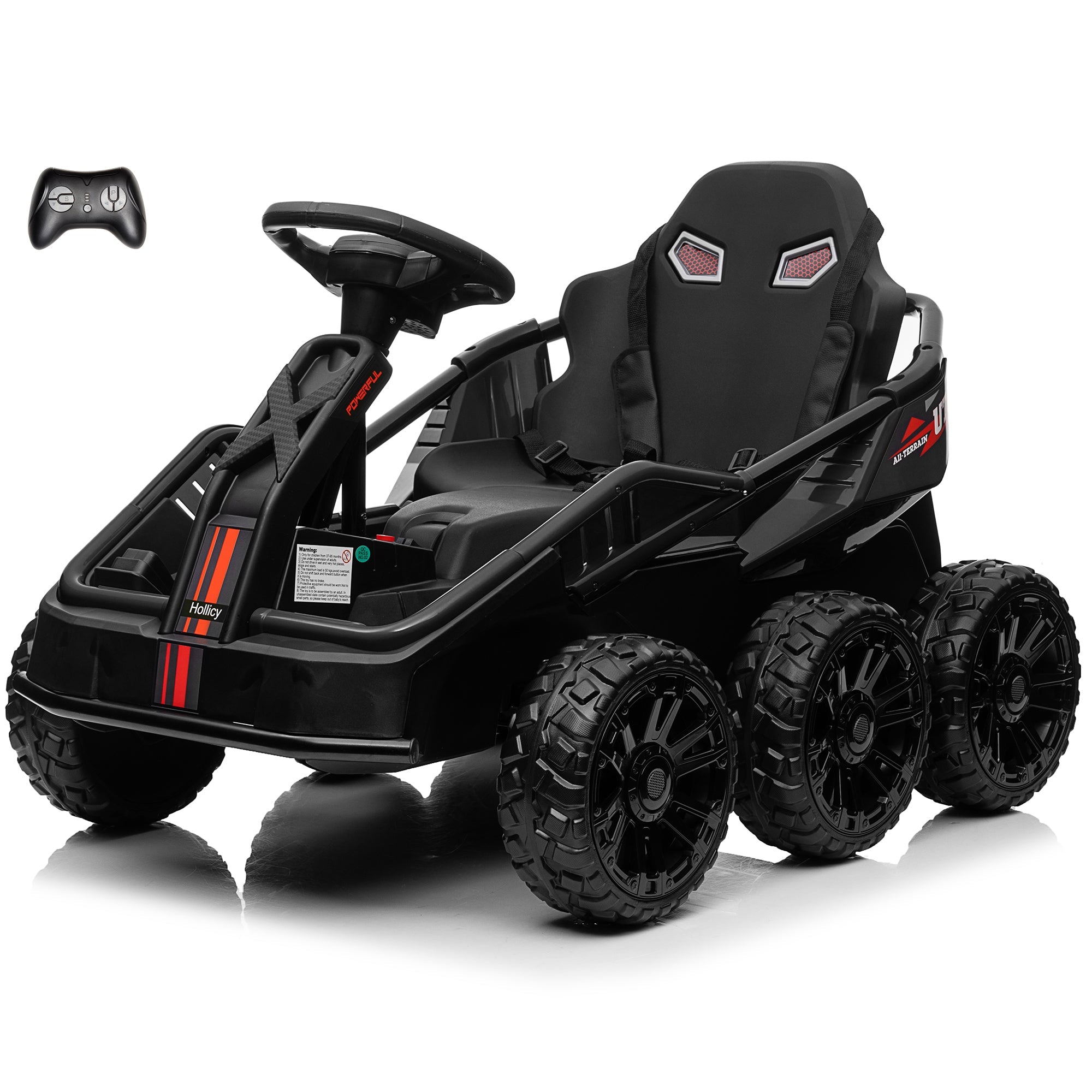 Extreme 2.0 6 Wheel UTV 24V Ride on Car with Remote Control, 4WD, EVA ...