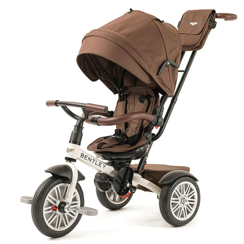 White Satin Bentley 6 in 1 Stroller Trike
