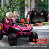 Qaba 24V Kids Ride-On Truck Toy with Remote Control