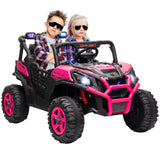 Qaba 24V Kids Ride-On Car Toy with Remote Control Pink