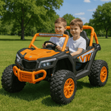 MegaTrek Pro 24V 4X4 Kids Ride-On UTV Orange