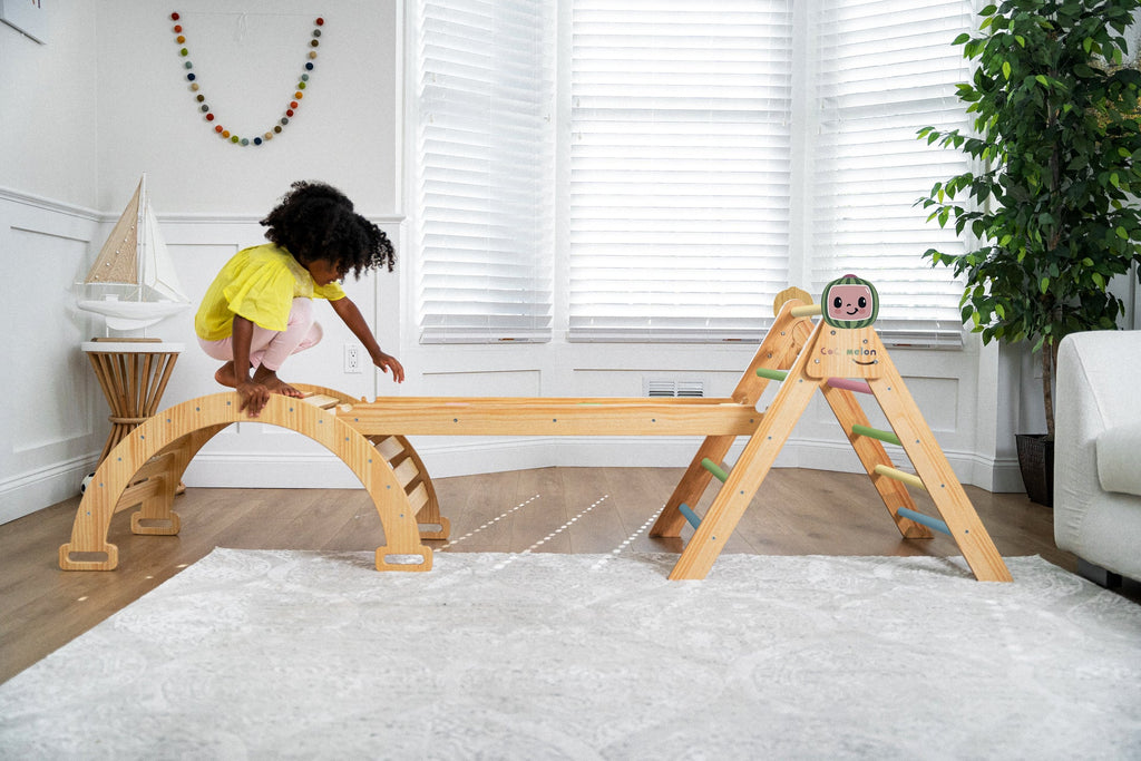 Pickler Rocker Hazel CocoMelon Pikler Triangle & Rocker Set – Kids On Wheelz