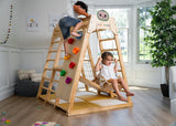 Avenlur | Magnolia Cocomelon 7-in-1 Wooden Indoor Playset – Montessori Climber for Toddlers