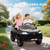 Qaba 12V Kids Ride-On Car Toy with Remote Control Black