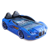 GTM Twin Race Car Bed with LED Lights & Sound FX M5 Style