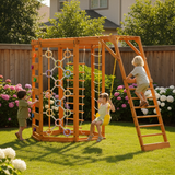 Avenlur | Hawthorn XL | Octagon Outdoor Jungle Gym - Natural