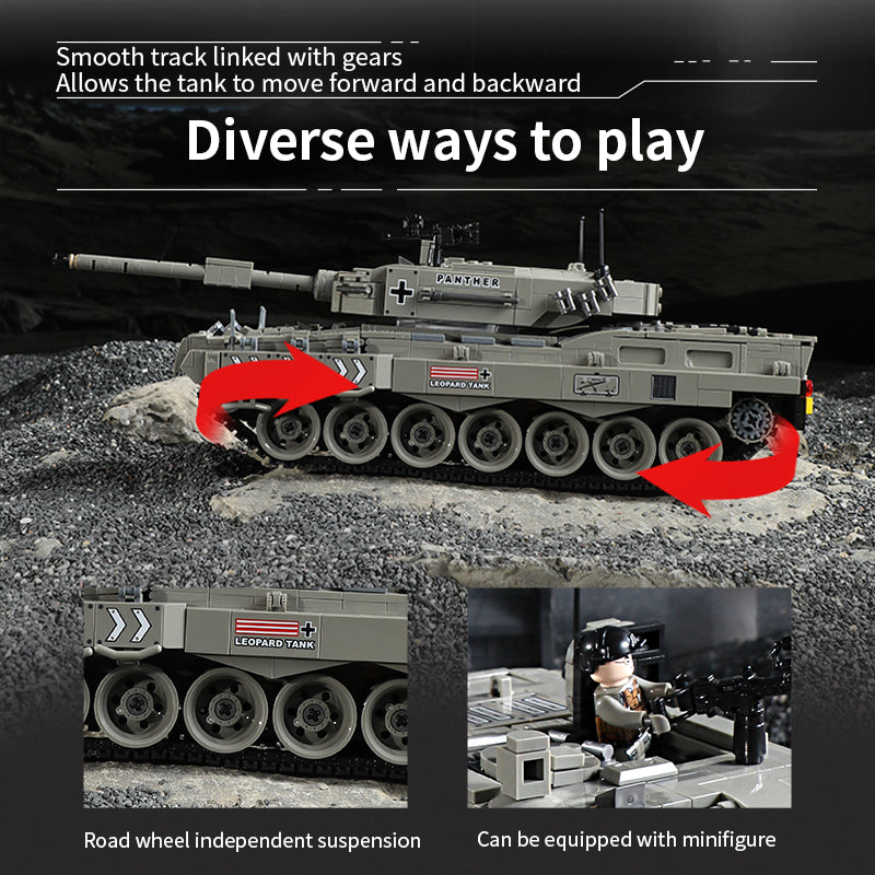 Panlos 632003 Leopard 2 Tank Brick