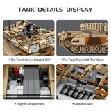 Panlos 632010 M1A2 Abrams Tank Brick
