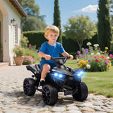 Qaba 6V Kids Ride-On ATV Toy with LED Headlights