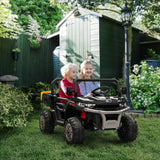 Aosom 12V Kids Ride-On Truck Toy with Remote Control