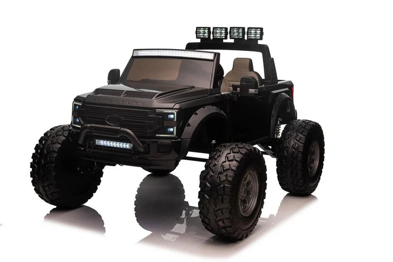 2024 Ultimate Luxury Offroad Lifted 2 places 24 V sous licence Ford Super Duty F450 électrique pour enfants avec télécommande (peint en rouge)