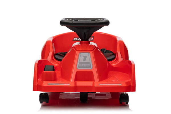 Zoom Racer Spin Cart 6V Electric Ride-On Toy for Kids – 360° Spinning Drift Car