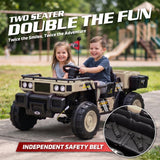 Vanguard 4x4 Commando 24V 2 Seater Kids Electric UTV Ride On Dump Truck Heavy Duty