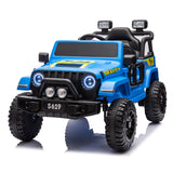 Jeep Wrangler Style S619 12V Electric Kids Ride On Truck Blue
