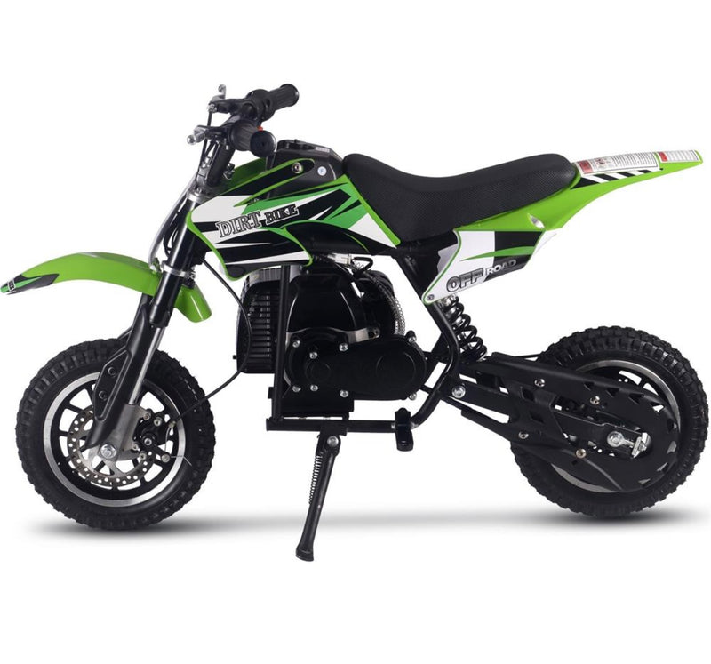 MotoTec Alien 50cc 2-Stroke Kids Gas Dirt Bike