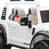 2 Seaters 24V Licensed Ford Super Duty F450 White Electric Kids' Ride On Car with Parental Remote Control Perfect Gift - Kids On Wheelz