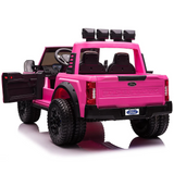 2 Seaters 24V Licensed Ford Super Duty F450 Black Electric Kids' Ride On Car with Parental Remote Control Perfect Gift - Kids On Wheelz