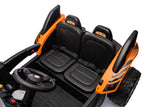 Dune Racer Shark Attack Edition 24V 4x4 Ride-On Car – 2-Seater Kids Electric Dune Buggy with Rubber Wheels, Leather Seats, and Metal Chassis