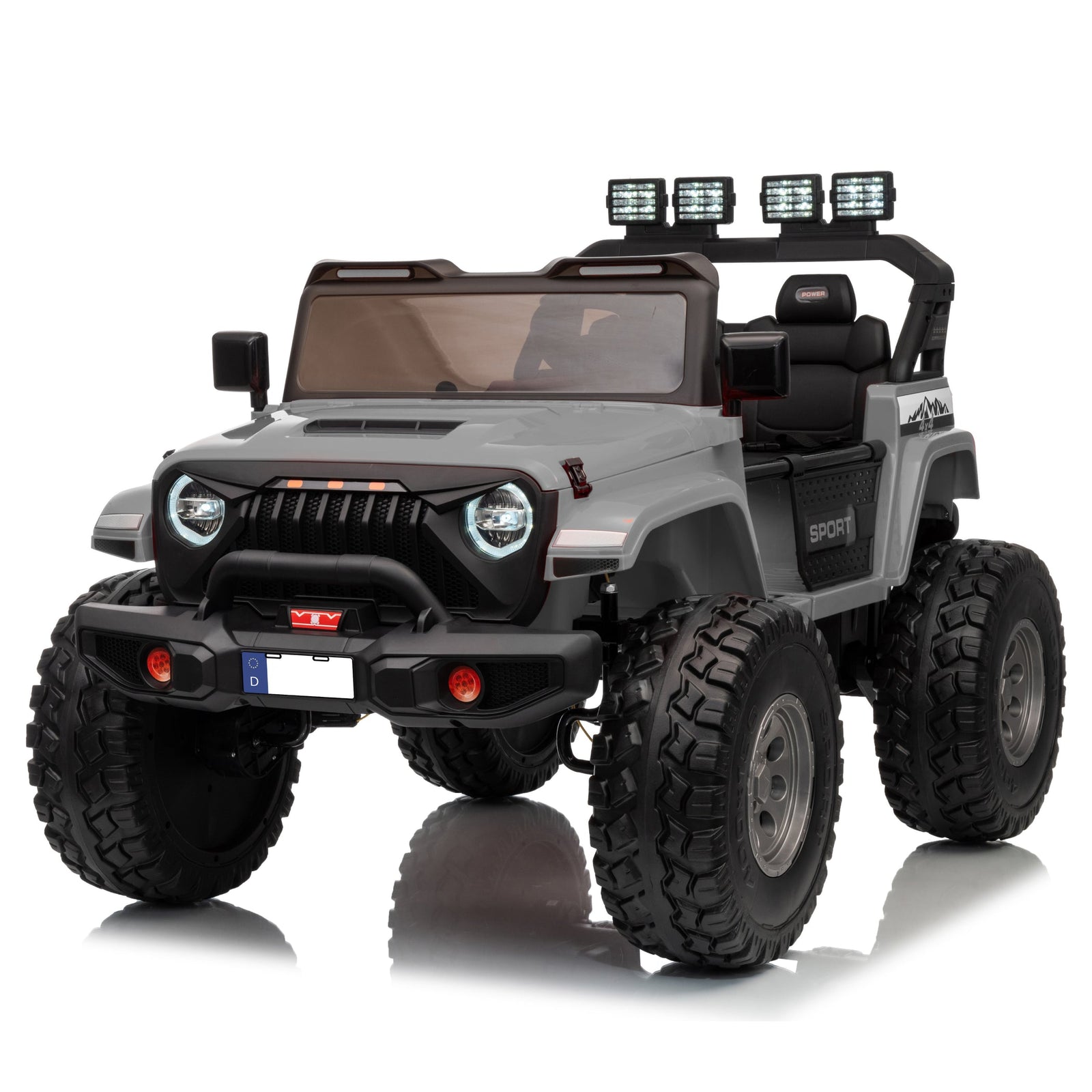 HAVOC 2.0 2-Seater Lifted Jeep 24V Kids Ride On Car Extendable