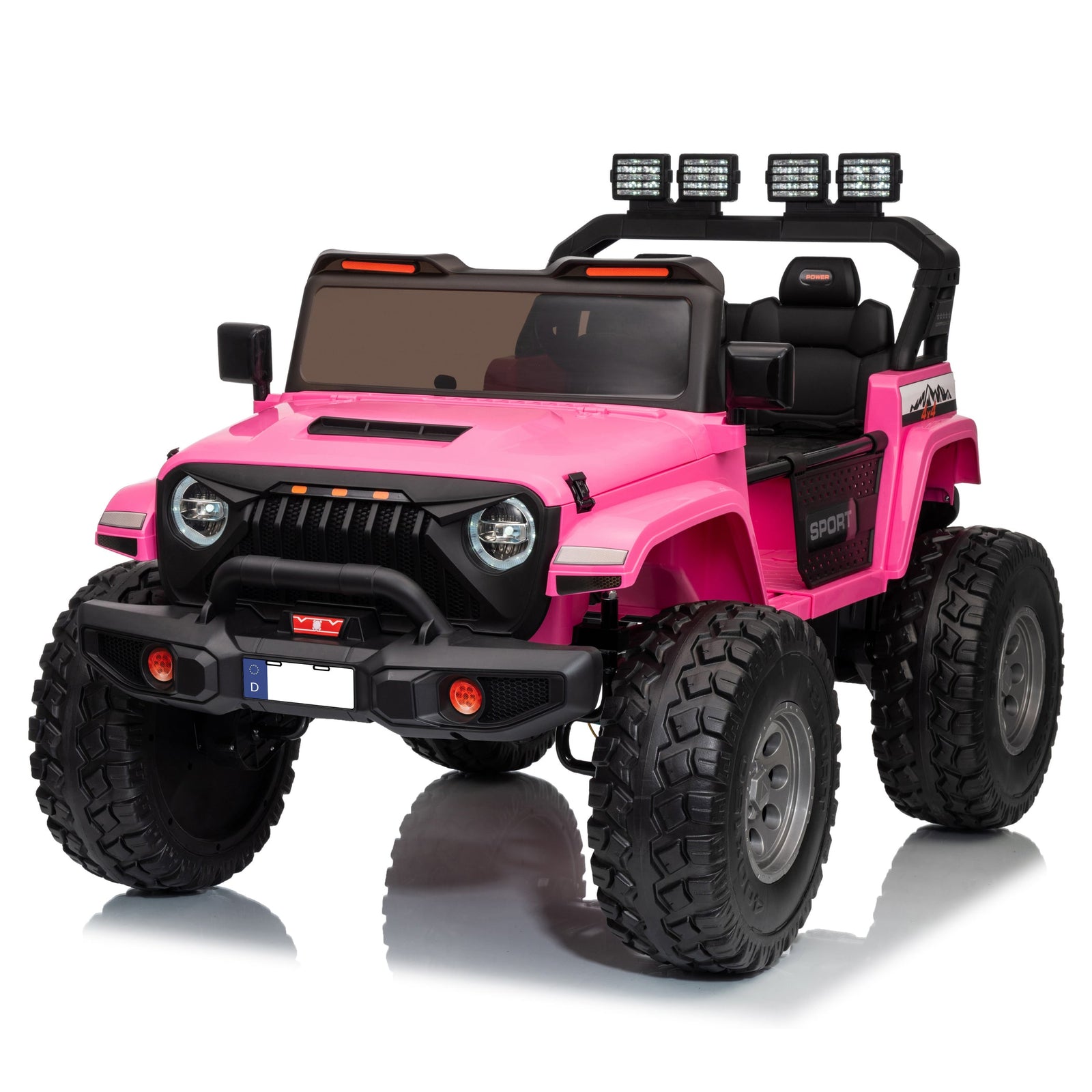 HAVOC 2.0 2-Seater Lifted Jeep 24V Kids Ride On Car Extendable