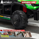 6-Wheel 24V Kids 2 Seater Ride On Farm Truck/UTV – Electric Powered Off-Road Vehicle with Remote Control