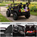 2026 NEW JEEP OUTREACH 2 Seater 24V Jeep Style Kids Ride On Car with Parental Remote Control