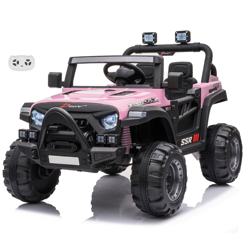 Jeep with Angry Bird Face Grill 12V Kids Ride On Car Toy
