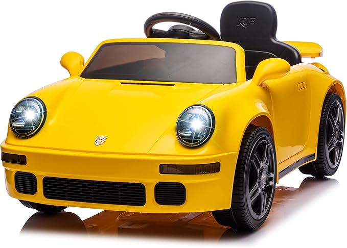 Led Car Ruf Porsche Licensed RUF Classic 911 - 12V Electric Ride-On for Kids with ...