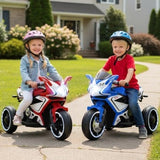 Costway 6V Kids Ride-On Motorcycle Toy with LED Lights