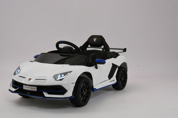 2025 Lamborghini Aventador SVJ | Kids Ride on Car | Remote | Bluetooth | Leather Seat | Phone App